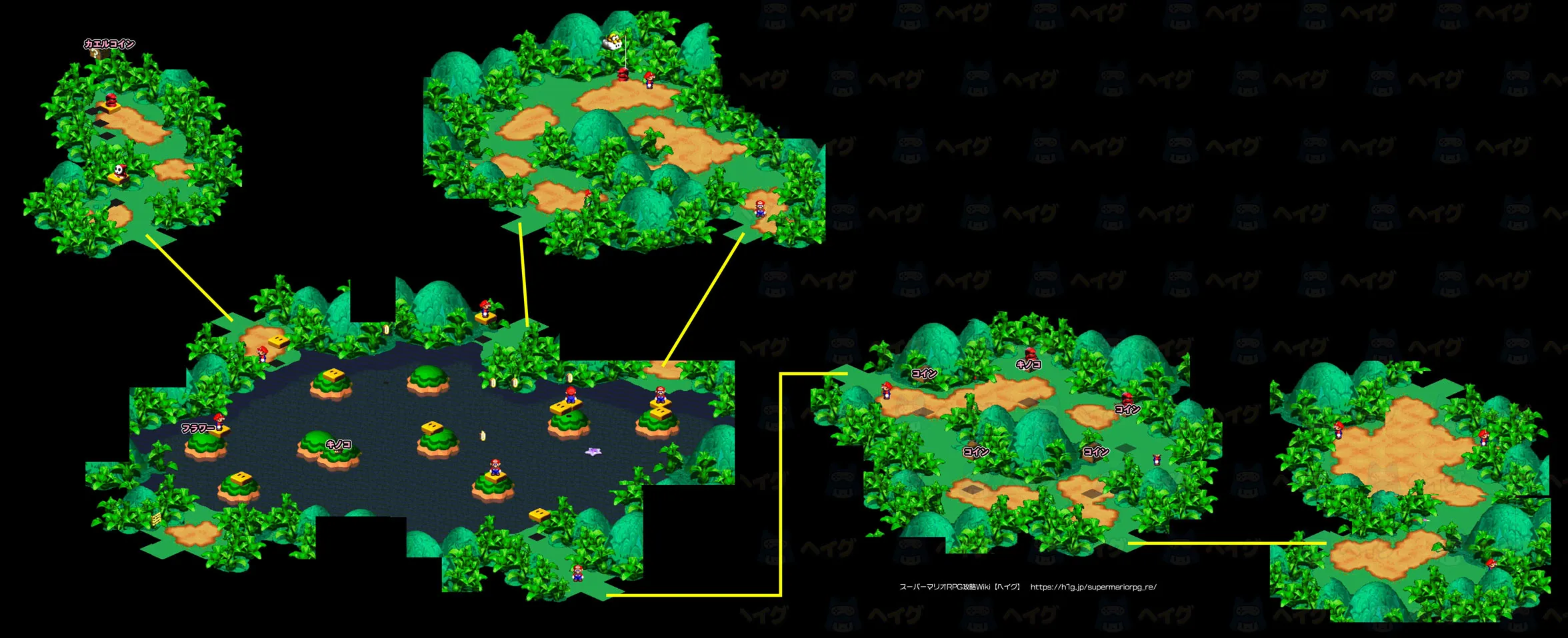 ケローズのマップ