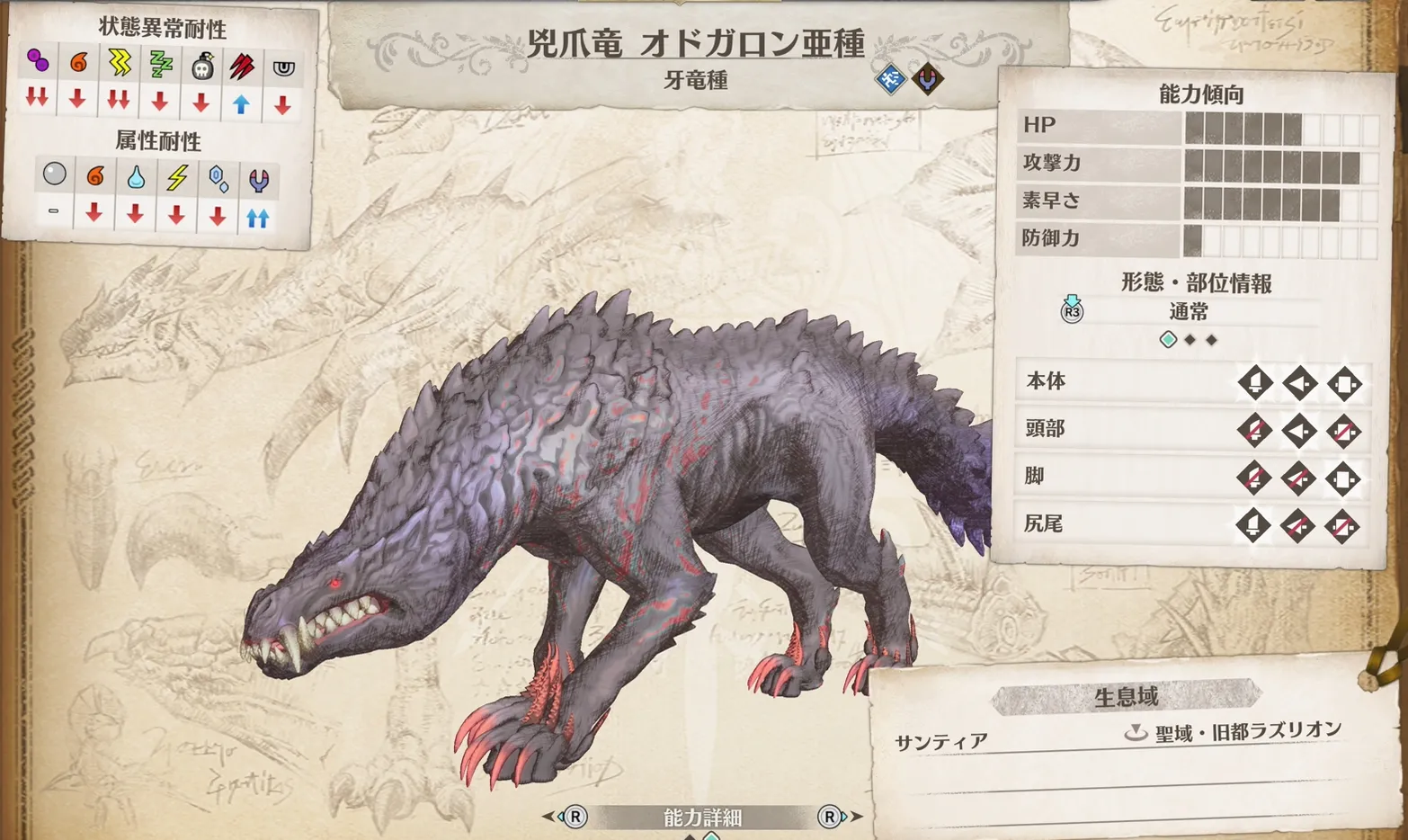 MHS3】オドガロン亜種｜モンハンストーリーズ3 攻略Wiki 