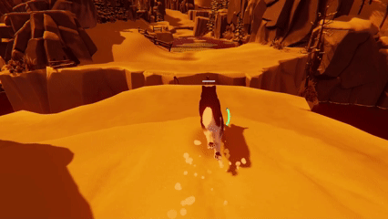 ダッシュジャンプで越える