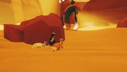 暴風の谷を進む