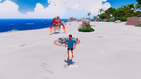 怪物を追い払う