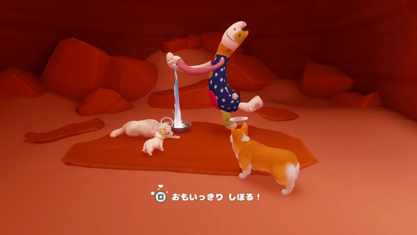 ぬいぐるみの水を絞る