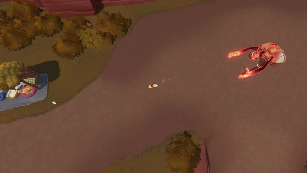 停留所へ向かう