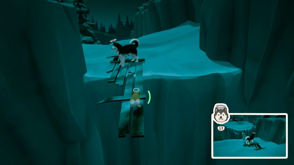 マラミュートが重石になる