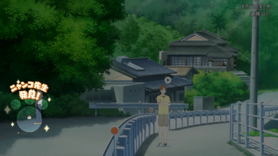 隠れニャンコ・通学路1