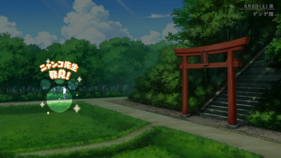 隠れニャンコ・神社方面1