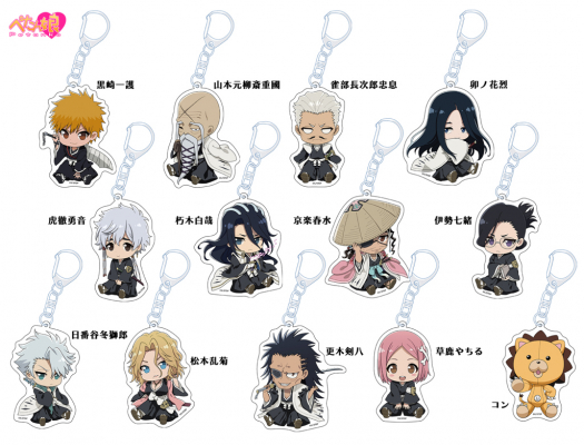 「BLEACH_千年血戦篇_ぺたん娘アクリルキーホルダー_vol.1」予約受付中！の画像