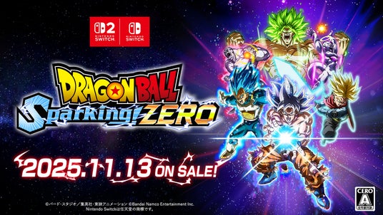 「ドラゴンボール_Sparking!_ZERO」Nintendo_Switch(TM)_2／Nintendo_Switch(TM)版2025年11月13日(木)_発売決定！の画像