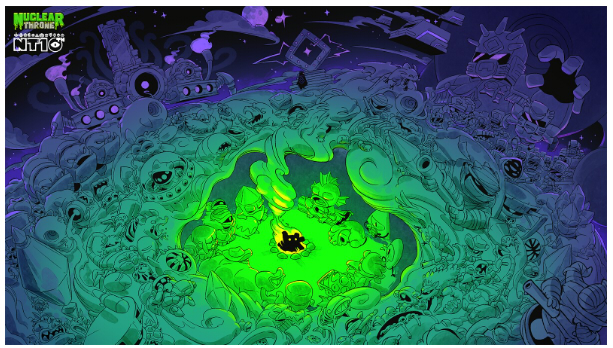 10年越しに公式日本語対応！ ローグライトシューターの金字塔に新要素到来 『Nuclear Throne』10周年記念アップデート配信の画像