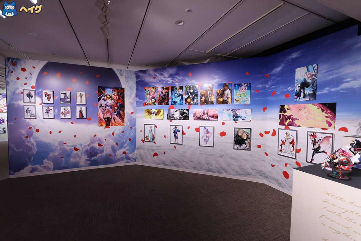 「ワダアルコ展 Fate & Fate/EXTRA ART WORKS -flower parade」レポートの画像