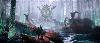 立ちこめる金の霧——『Mistfall Hunter』の新マップ「神樹の森」がXbox 東京ゲームショウ 2025 ブロードキャストにて初公開！の画像