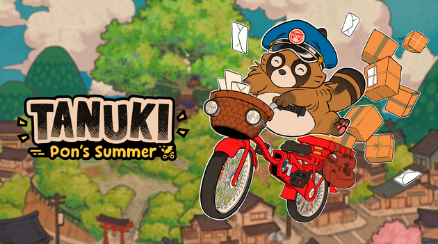 TANUKI: Pon’s Summer、デモを配信開始！ 荷物を届け、住民と出会い、イカしたトリックをキメよう！ この夏、最高の郵便アドベンチャー！の画像