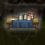 祝祭のウイスキーテーブル