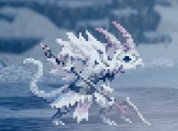 獰猛な氷雪のリザードマンIV