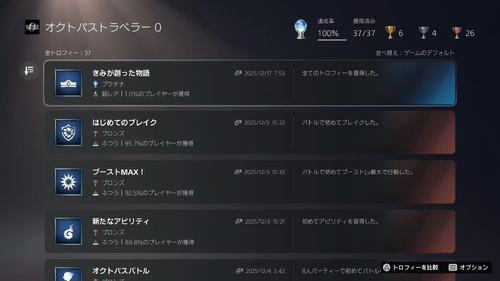 プラチナトロフィー獲得ガイド