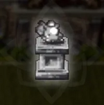 銀のオクトリン像