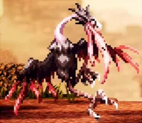 獰猛な不気味な鳥