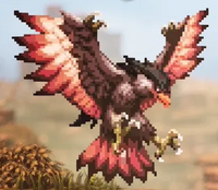 獰猛なアカオオワシ