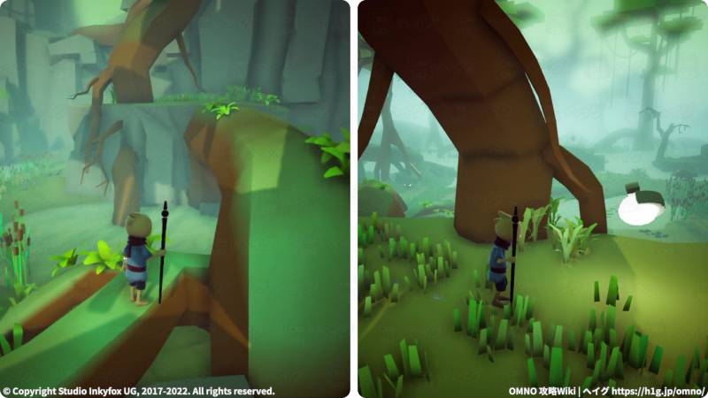 「オークイ採掘場」の光収集