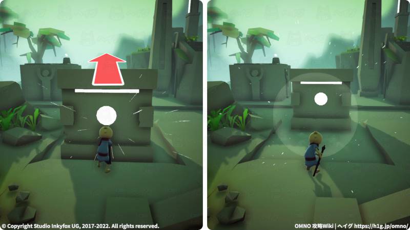 「オークイ採掘場」の進行チャート