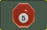 ビリヤードボール5