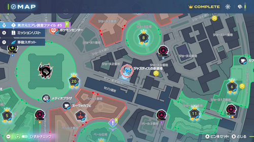 「ダゲキ対ナゲキ」発生場所・地図