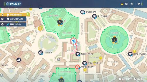 「バクーダと新ビジネス」発生場所・地図