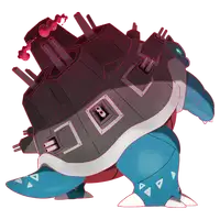 カメックス(キョダイマックスのすがた)