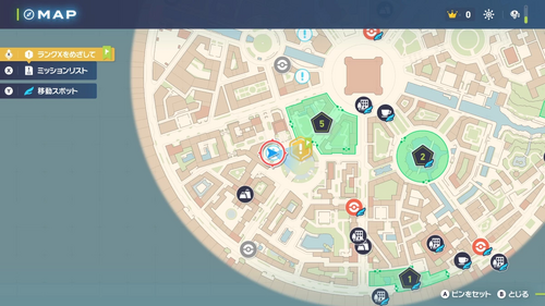 「遠距離技でスマートに」発生場所・地図