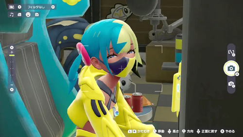 表情の変化の画像