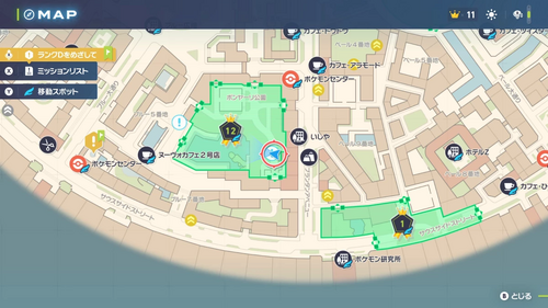 「カチコチドンメル」発生場所・地図