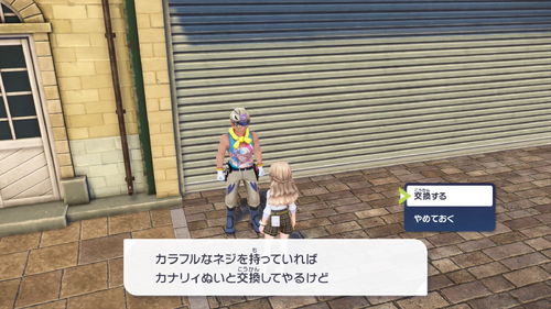 カラフルなネジ交換