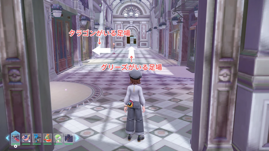 屋上まで登れるアスレチックの場所