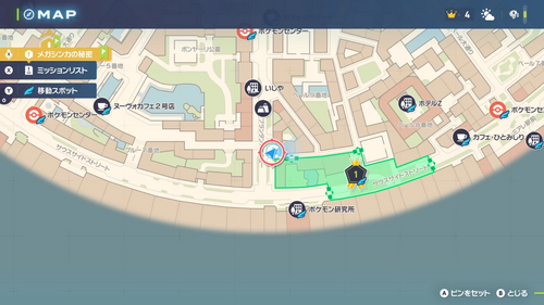 「ホロベーターの地中には」発生場所・地図