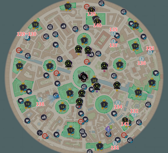 「異次元ミアレ調査ファイル #2」中に発生するサイドミッション一覧