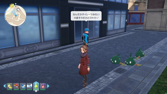 ヤブクロンを連れてゴミ置き場へ