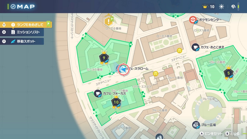 「なかよしファイト」発生場所・地図