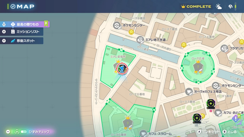 「異次元の激闘！！DG4」発生場所・地図