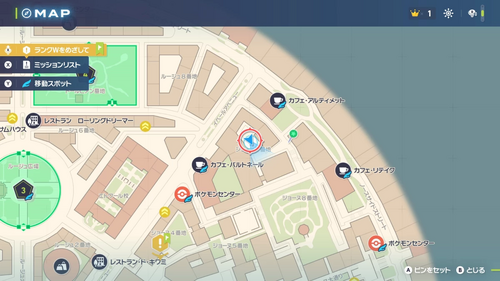 「ボクレーと噴水」発生場所・地図