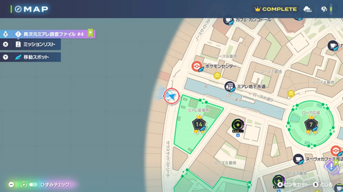 「キオスクの店番」発生場所・地図