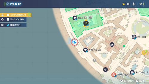 「ヤドンとヤドンで交換希望」発生場所・地図