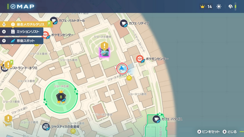 「ウデッポウのみずでっぽう」発生場所・地図