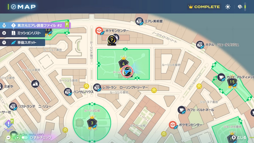 「異次元からのことづて」発生場所・地図