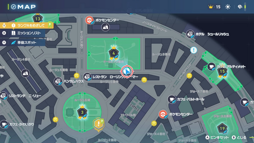 「『悪霊老樹オーロット』」発生場所・地図