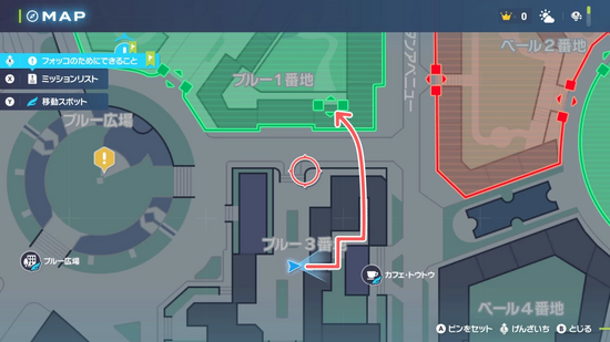 5番ワイルドゾーン南東入口・地図
