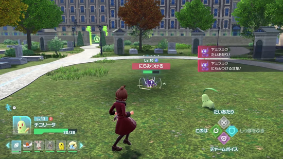 ヤミラミとのバトル