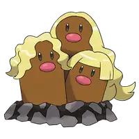 ダグトリオ(アローラのすがた)