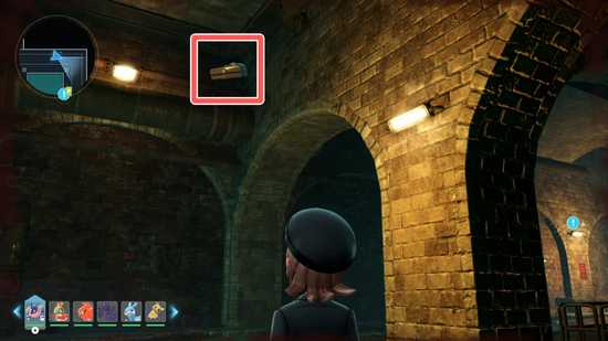 天井付近にいるデスカーン