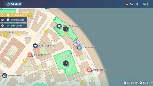 「ギガだましゅのバケッチャ」発生場所・地図