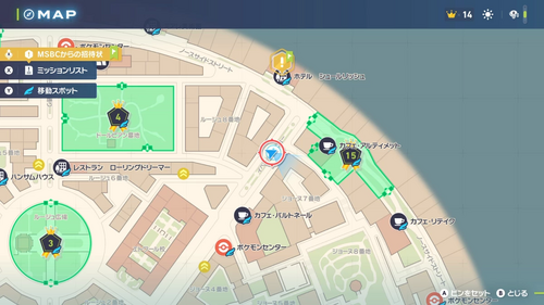 「バチバチの縄張り争い」発生場所・地図